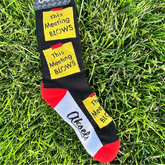 aksels Other - Aksels This Meeting Blows Comfort Socks
